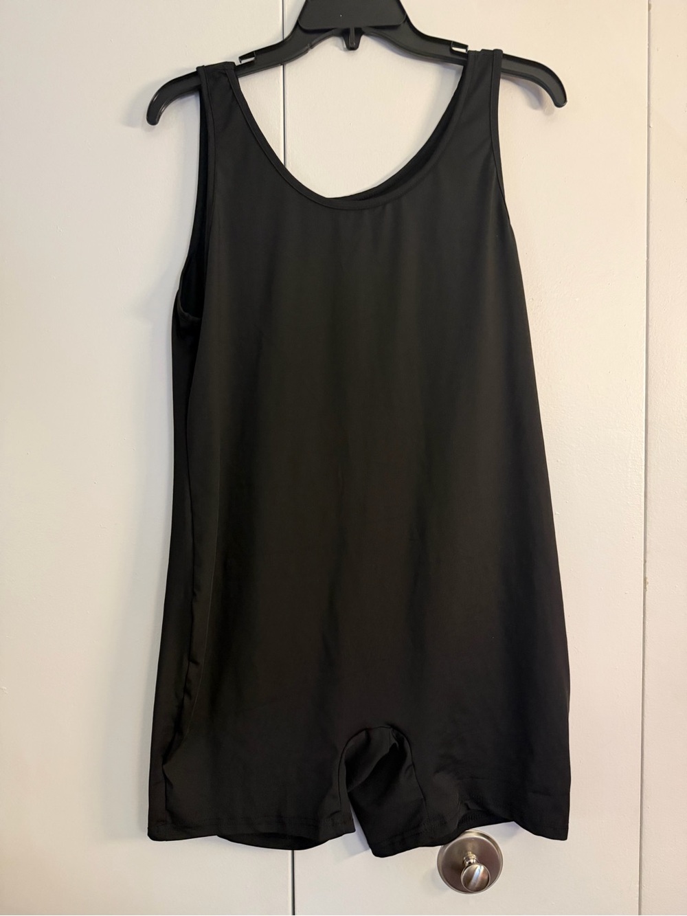 SHEIN Black Sleeveless Full-Coverage Shapewear Romper